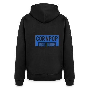 Corn Pop était un mauvais mec Retro Cornpop Meme - Veste à capuche bio Premium Unisexe - noir - Dos - Nico (187cm)
