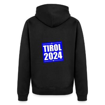 Tyrol 2024 - Veste à capuche bio Premium Unisexe - noir - Dos - Nico (187cm)