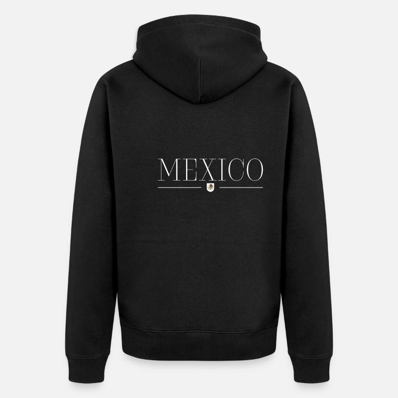J’adore le Mexique - Veste à capuche bio Premium Unisexe - noir