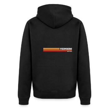 Austria Wernberg Trip To Europe Travel - Unisex Premium Bio Zip Hoodie - Schwarz - Hinten - Nico (187cm)