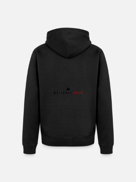 Mallorca Crew - Unisex Premium Bio Zip Hoodie - Schwarz