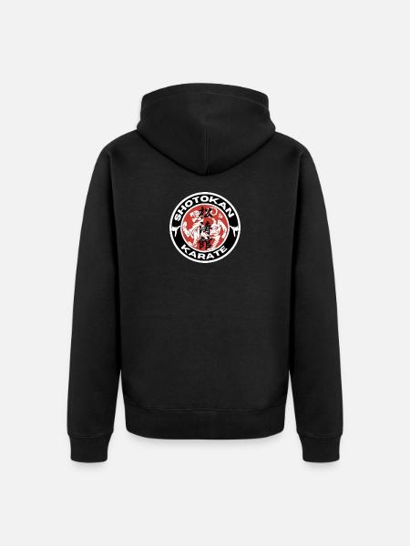 Shotokan Karate - Unisex Premium Organic Zip Hoodie - black