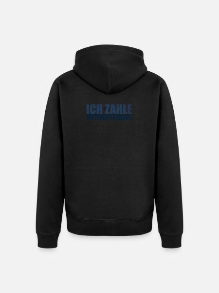 Ich zahle Spitzensteuersatz. - Unisex Premium Bio Zip Hoodie -