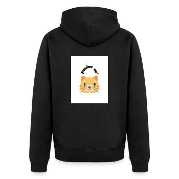 Cat - Veste à capuche bio Premium Unisexe - noir - Dos - Nico (187cm)