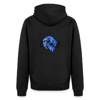 Roi - Veste à capuche bio Premium Unisexe - noir - Dos - Nico (187cm)