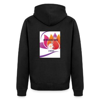 UNE MAGNIFIQUE JOURNEE A PARTAGER - Veste à capuche bio Premium Unisexe - noir - Dos - Nico (187cm)