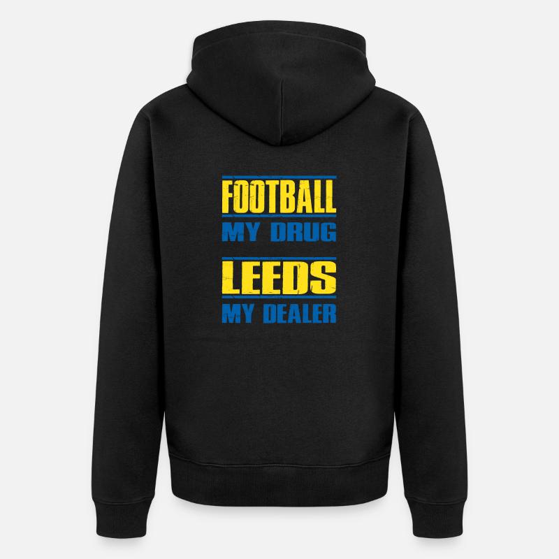Leeds - Veste à capuche bio Premium Unisexe - noir