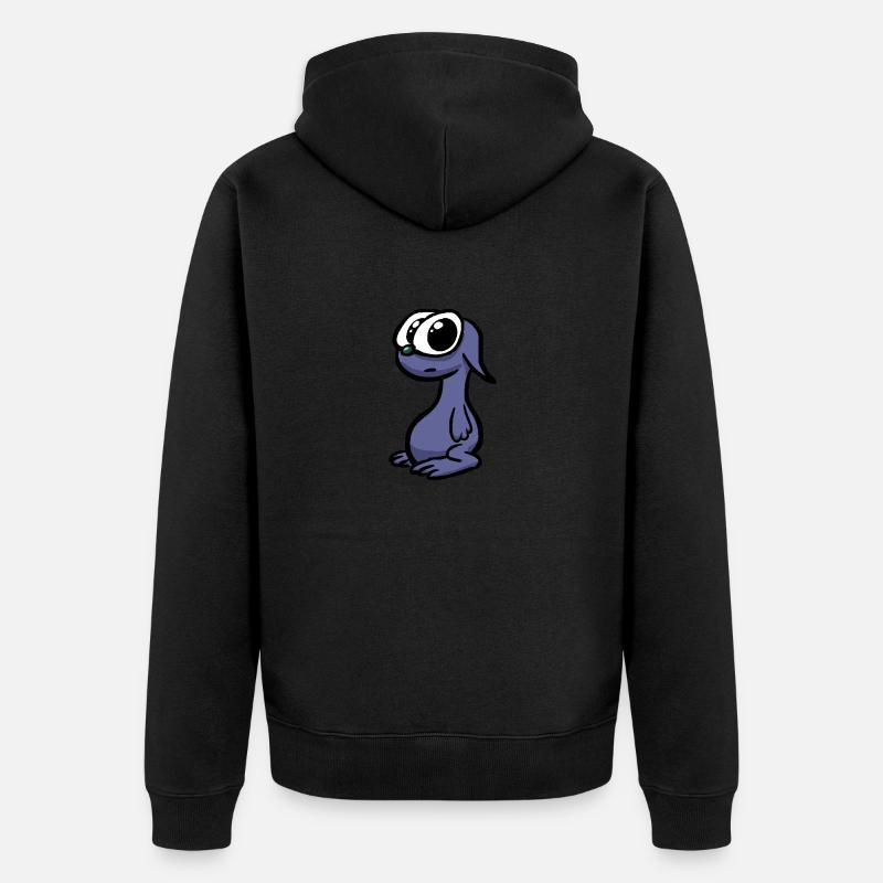 Petit monstre - Veste à capuche bio Premium Unisexe - noir