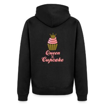 backen - Veste à capuche bio Premium Unisexe - noir - Dos - Nico (187cm)