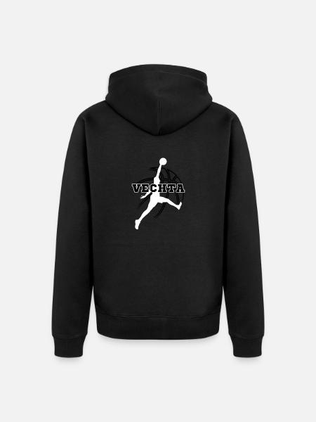 Vechta, ma ville ! - Veste à capuche bio Premium Unisexe - noir