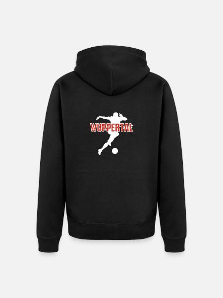 Wuppertal, my city! - Unisex Premium Organic Zip Hoodie - black