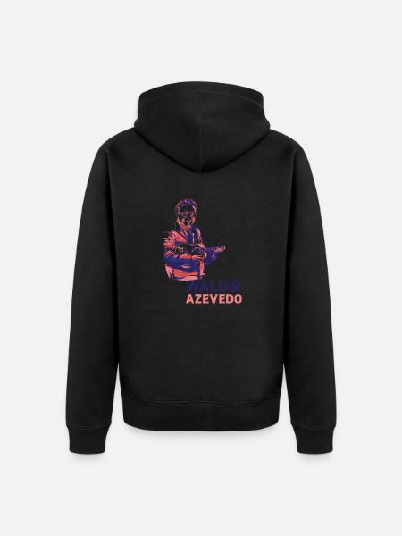 Waldir Azevedo - Unisex Premium Bio Zip Hoodie - Schwarz
