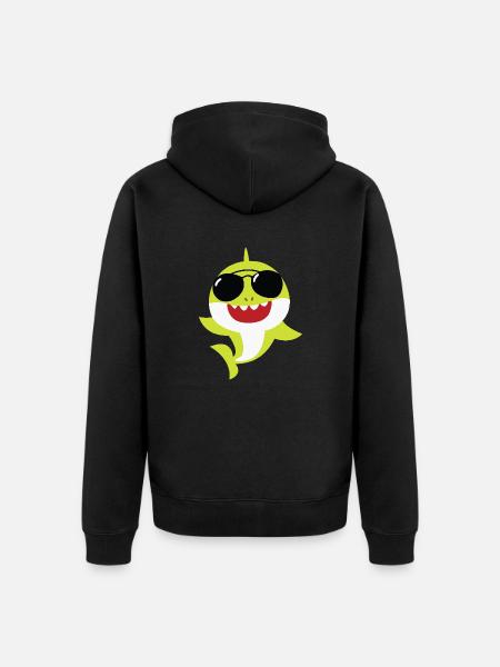 Design ohne Titel 4 - Unisex Premium Bio Zip Hoodie - Schwarz