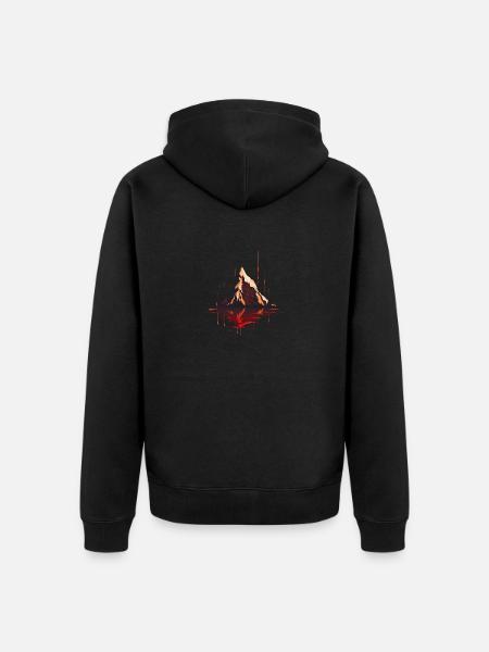SURREAL - Unisex Premium Bio Zip Hoodie - Schwarz