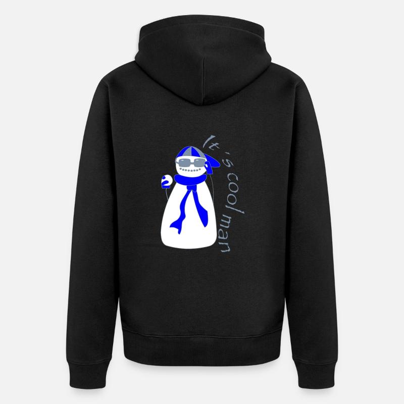C’est cool man - Veste à capuche bio Premium Unisexe - noir