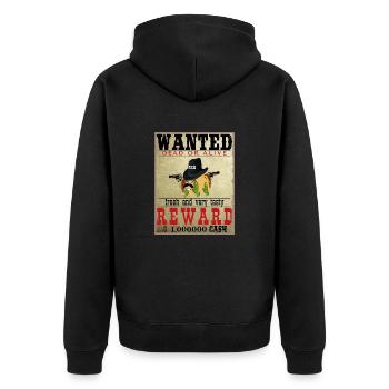 Taco recherché - Veste à capuche bio Premium Unisexe - noir - Dos - Nico (187cm)