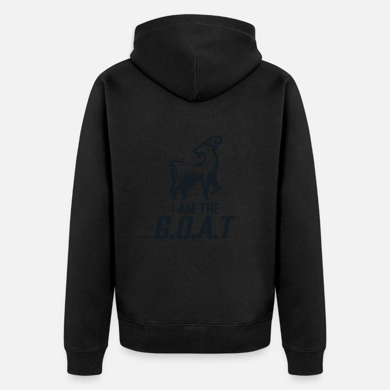 I Am The Goat - Veste à capuche bio Premium Unisexe - undefined