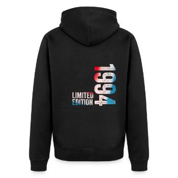 1994 Birthday Gift 1994 Limited Edition - Unisex Premium Organic Zip Hoodie - black - Back - Nico (187cm)