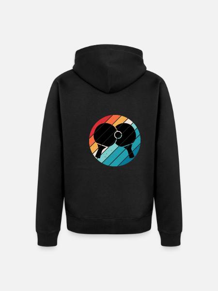 ping pong idée cadeau table de tennis - Ekologisk premiumluvjack unisex - svart