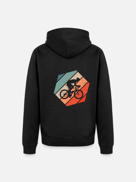 Wielrennen Racefiets Racefiets Wielrenner - Uniseks Premium bio ziphoodie - zwart
