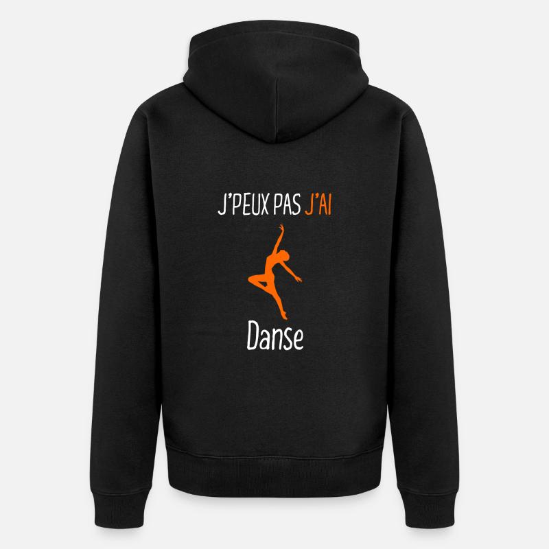 J'peux pas j'ai Danse - Veste à capuche bio Premium Unisexe - noir