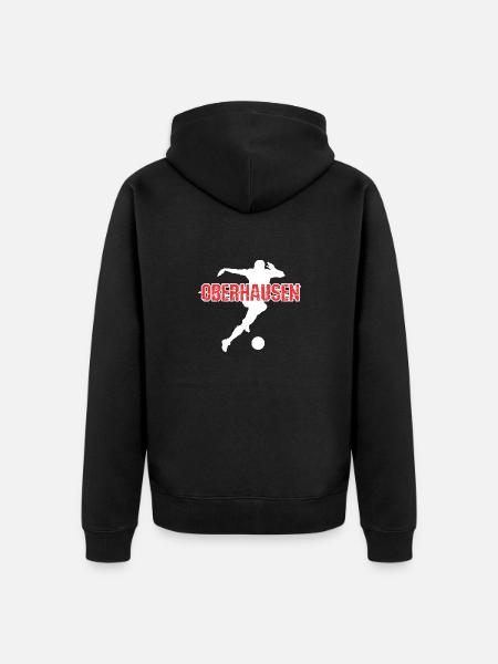 Oberhausen, my city! - Unisex Premium Organic Zip Hoodie - black