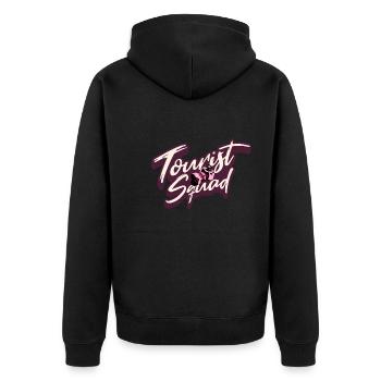 Tourist Squad Photo Photographe Vacances - Veste à capuche bio Premium Unisexe - noir - Dos - Nico (187cm)