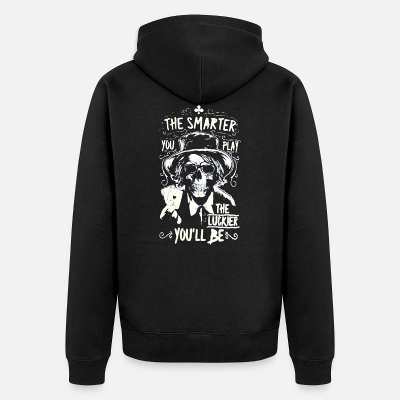 Poker Poker - Veste à capuche bio Premium Unisexe - noir
