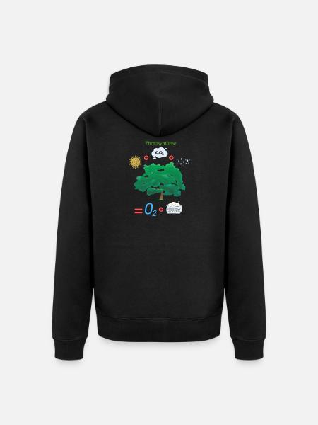 Photosynthese - Unisex Premium Bio Zip Hoodie - Schwarz