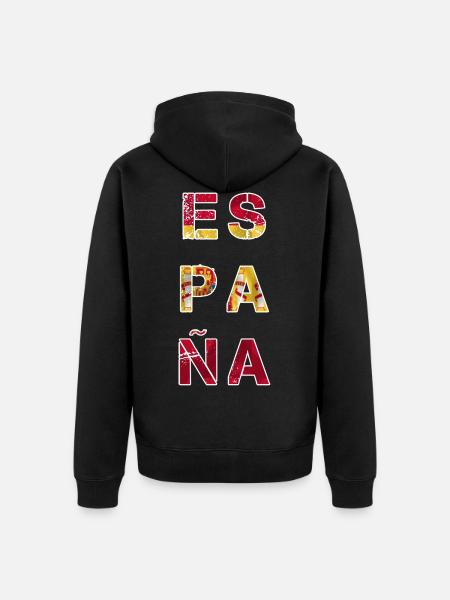 Spain design. - Unisex Premium Organic Zip Hoodie - black