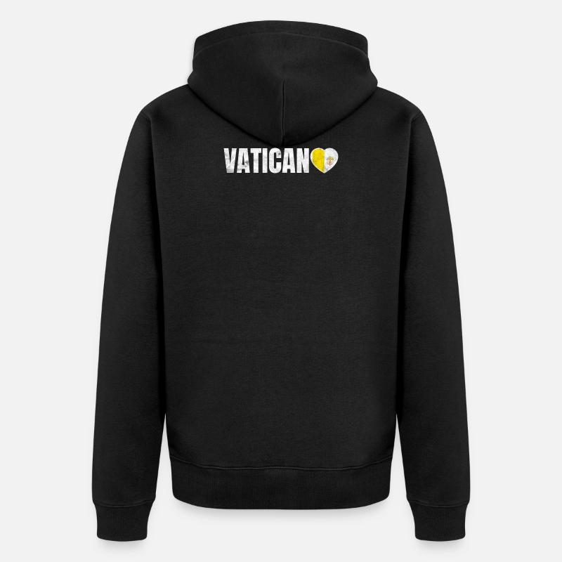 Vatican - Veste à capuche bio Premium Unisexe - noir