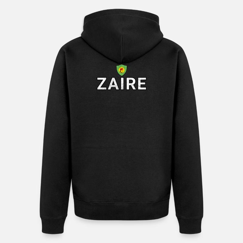 Zaïre - Veste à capuche bio Premium Unisexe - noir