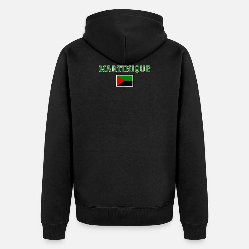 Martinique - Veste à capuche bio Premium Unisexe - noir