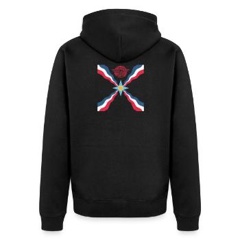 Assyria Mesopotamian Mythology Religion - Unisex Premium Organic Zip Hoodie - black - Back - Nico (187cm)