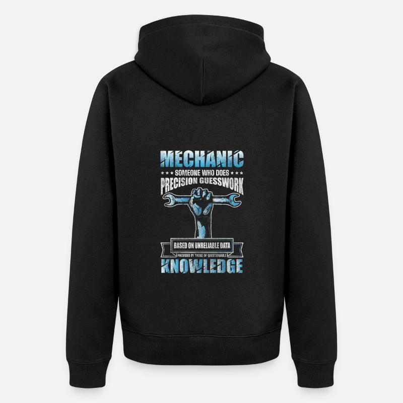 Mécanicien de tuning automobile - Veste à capuche bio Premium Unisexe - noir