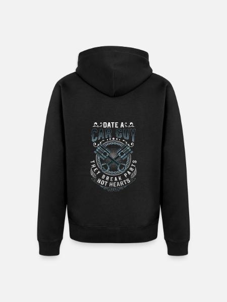 Tuner Show Workshop - Unisex Premium Organic Zip Hoodie - black