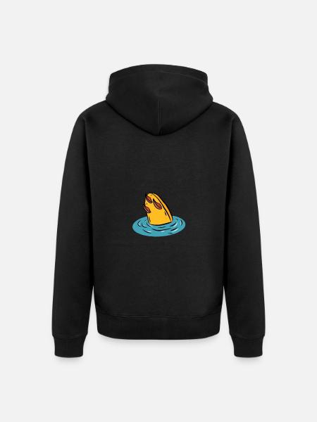 surf - Veste à capuche bio Premium Unisexe - noir