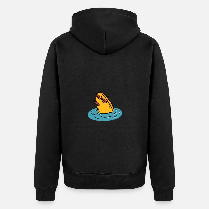 surf - Veste à capuche bio Premium Unisexe - noir