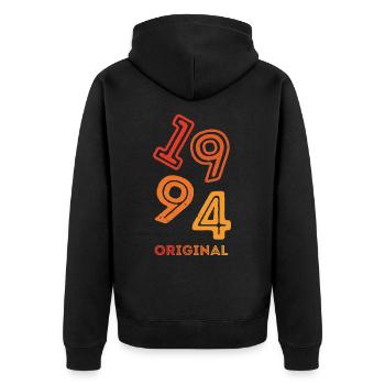 1994 Original (en anglais) - Veste à capuche bio Premium Unisexe - noir - Dos - Nico (187cm)