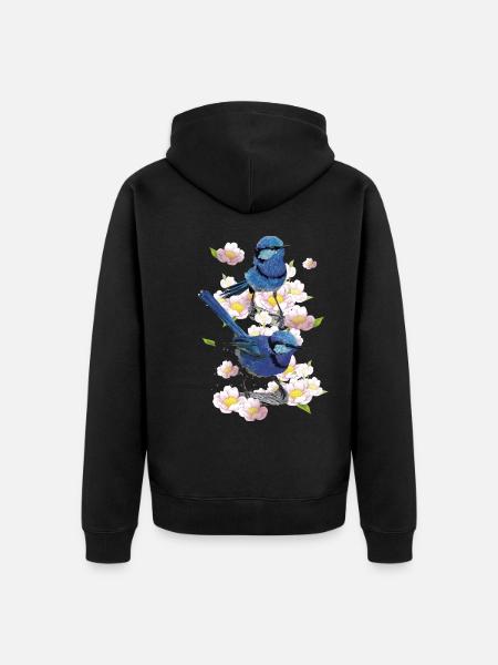 splendid maluro - Unisex Premium Organic Zip Hoodie - black