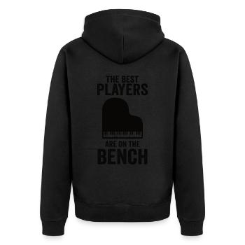 Les meilleurs joueurs Pianiste Pianiste - Veste à capuche bio Premium Unisexe - noir - Dos - Nico (187cm)