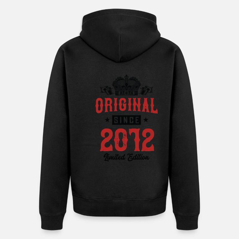 Édition limitée 2012 - Veste à capuche bio Premium Unisexe - noir