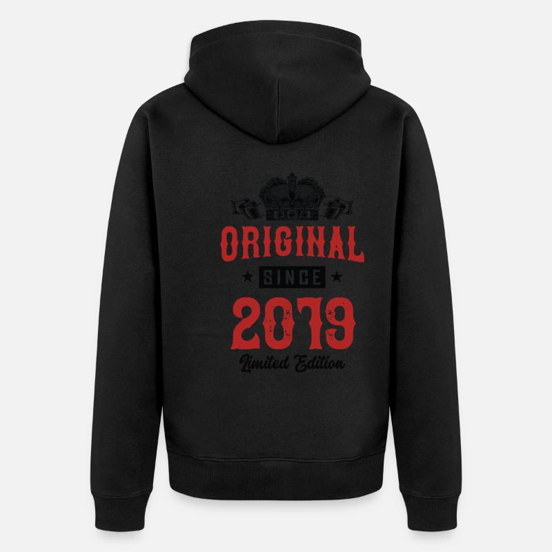 Édition limitée 2019 - Veste à capuche bio Premium Unisexe - noir
