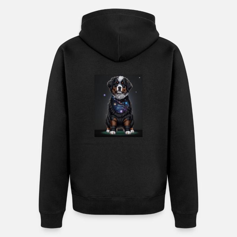 Bouvier bernois - Veste à capuche bio Premium Unisexe - noir