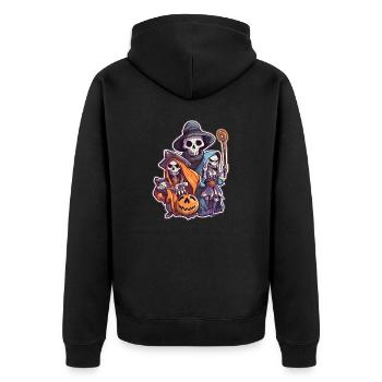 Sorcière 6 - Veste à capuche bio Premium Unisexe - noir - Dos - Nico (187cm)