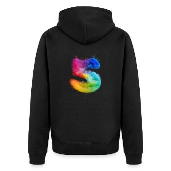 Birthday birthday party birthday gift born - Unisex Premium Organic Zip Hoodie - black - Back - Nico (187cm)