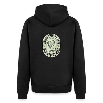 Toujours le club de Thristy - Veste à capuche bio Premium Unisexe - noir - Dos - Nico (187cm)