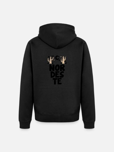 Brazilian Northeast - Unisex Premium Organic Zip Hoodie - black
