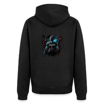 Gaming Soldier - Console de jeux vidéo PC Gamer - Veste à capuche bio Premium Unisexe - noir - Dos - Nico (187cm)