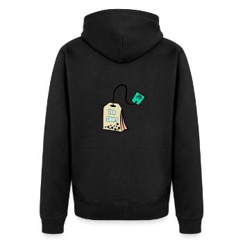 Tee Shirt - Tshirt - Veste à capuche bio Premium Unisexe - noir - Dos - Nico (187cm)